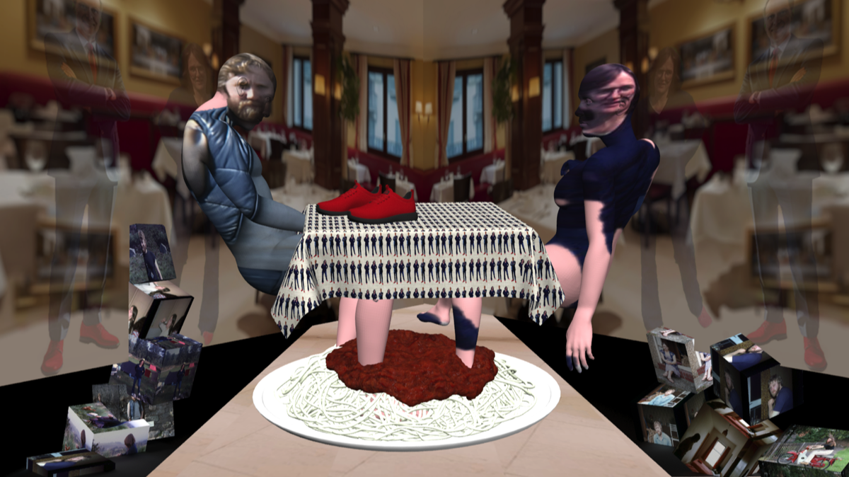 The Last Supper With Red Trainers